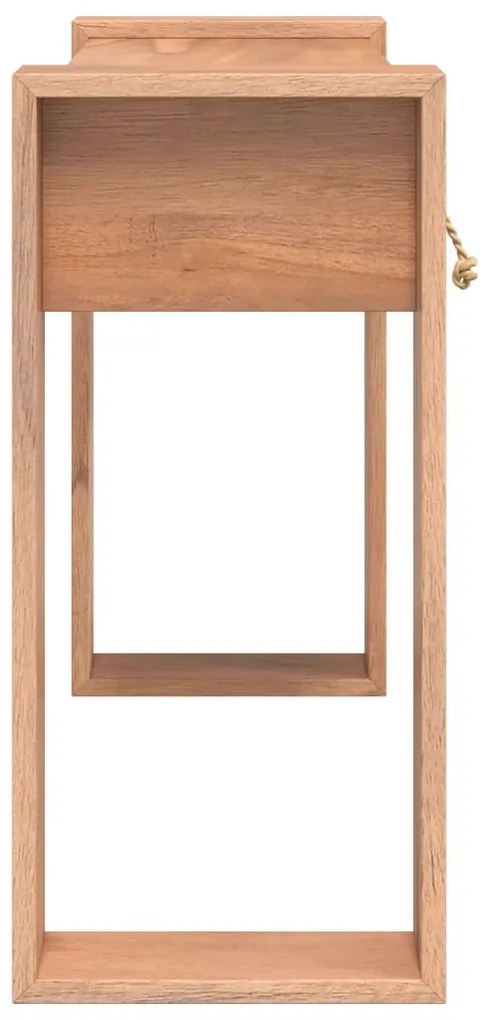 Mesa consola 90x35x75 cm madeira de teca maciça