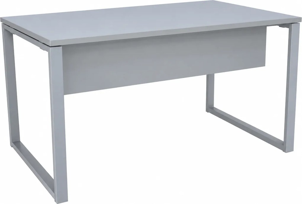 Secretária Kclose 1600×800×740 mm Cinza e Cinza