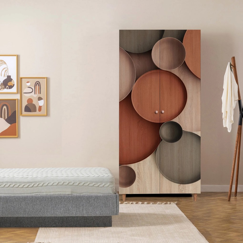 Roupeiro Lidya – Sonomo – 90x192x52 cm