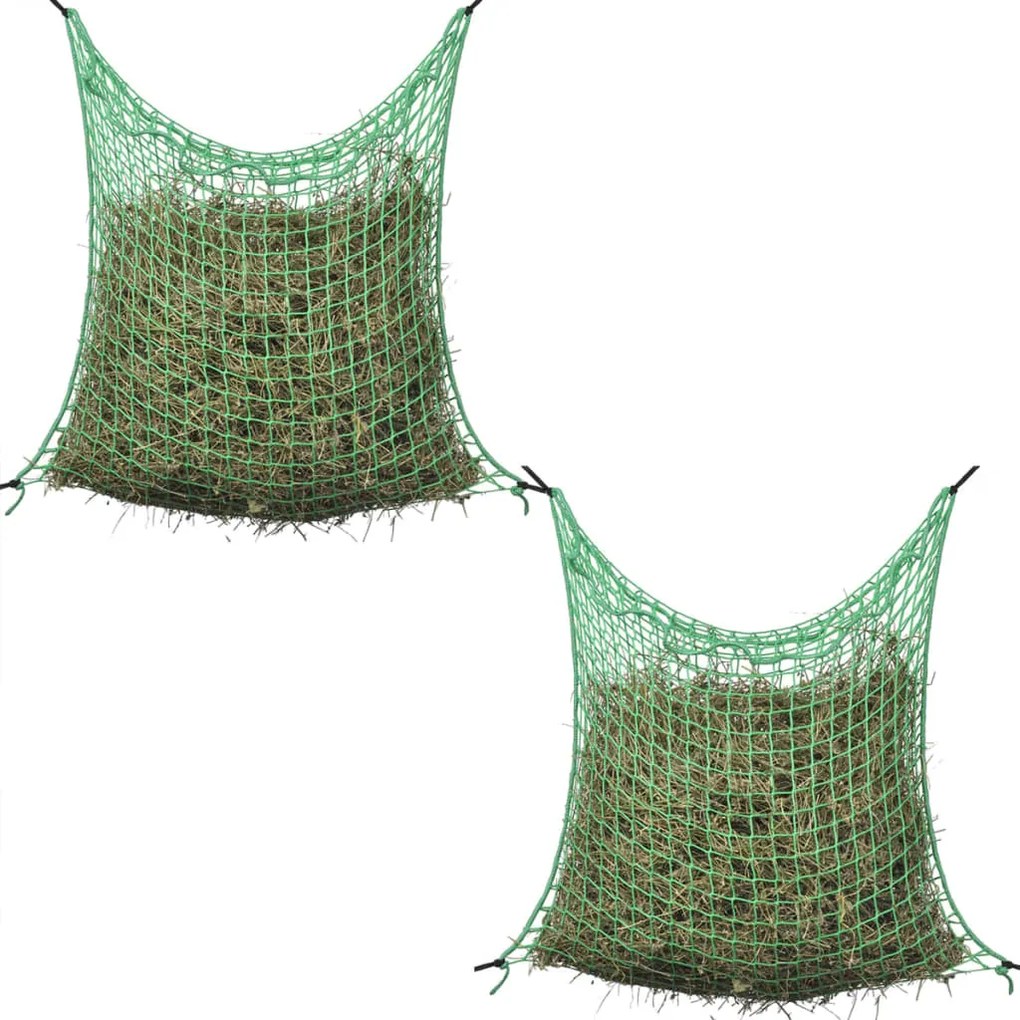 Redes para feno quadradas PP 4 pcs 0,9x1,5 m