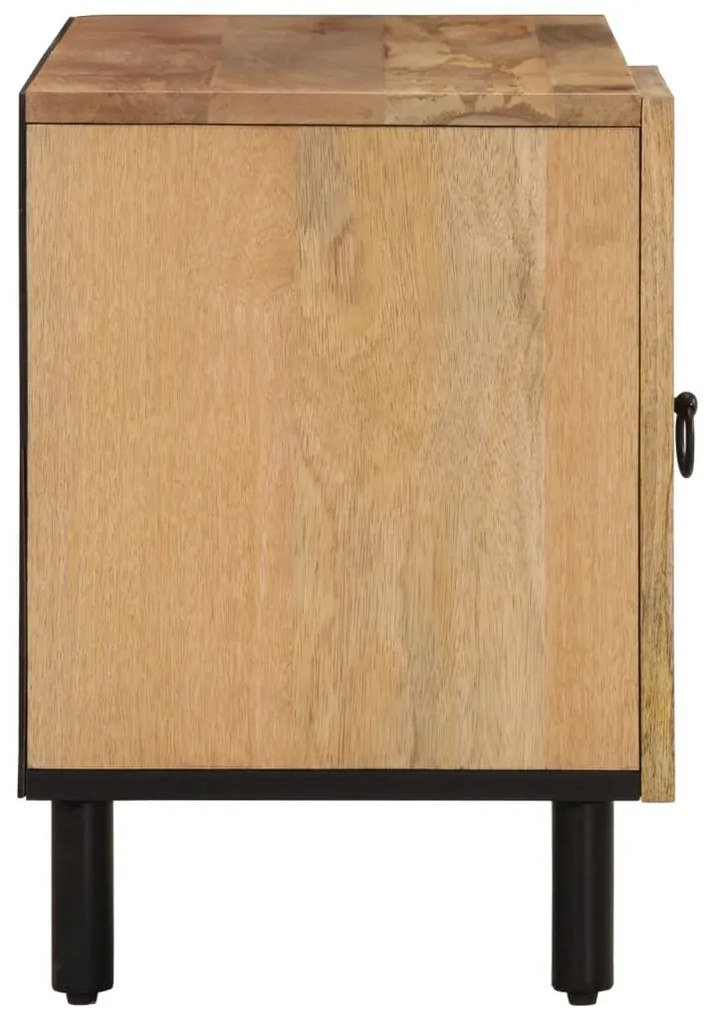 Móvel de TV 80x31x46 cm madeira de mangueira maciça