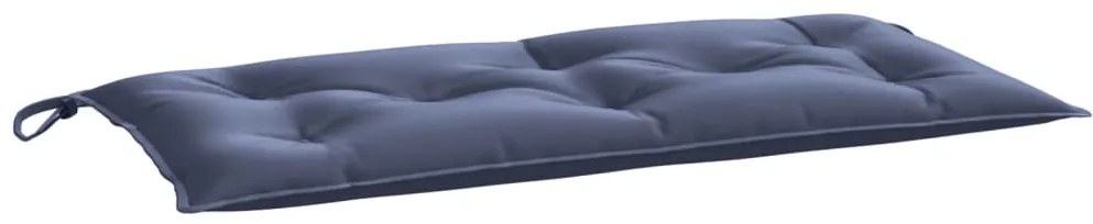 Almofadão p/ banco jardim 110x50x7cm tecido oxford azul-marinho
