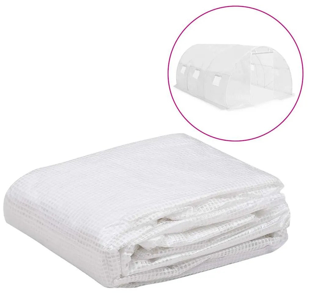 vidaXL Cobertura substituição p/ estufas 13,5m² 3x4,5x2 m transparente