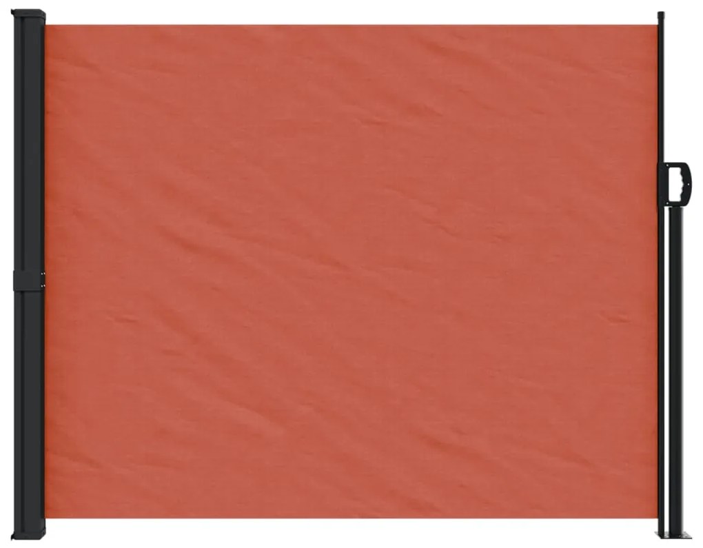 Toldo lateral retrátil 160x600 cm terracota