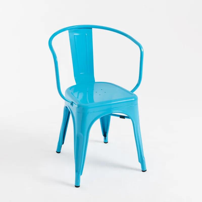 Cadeira Torix Braços - Azul celeste