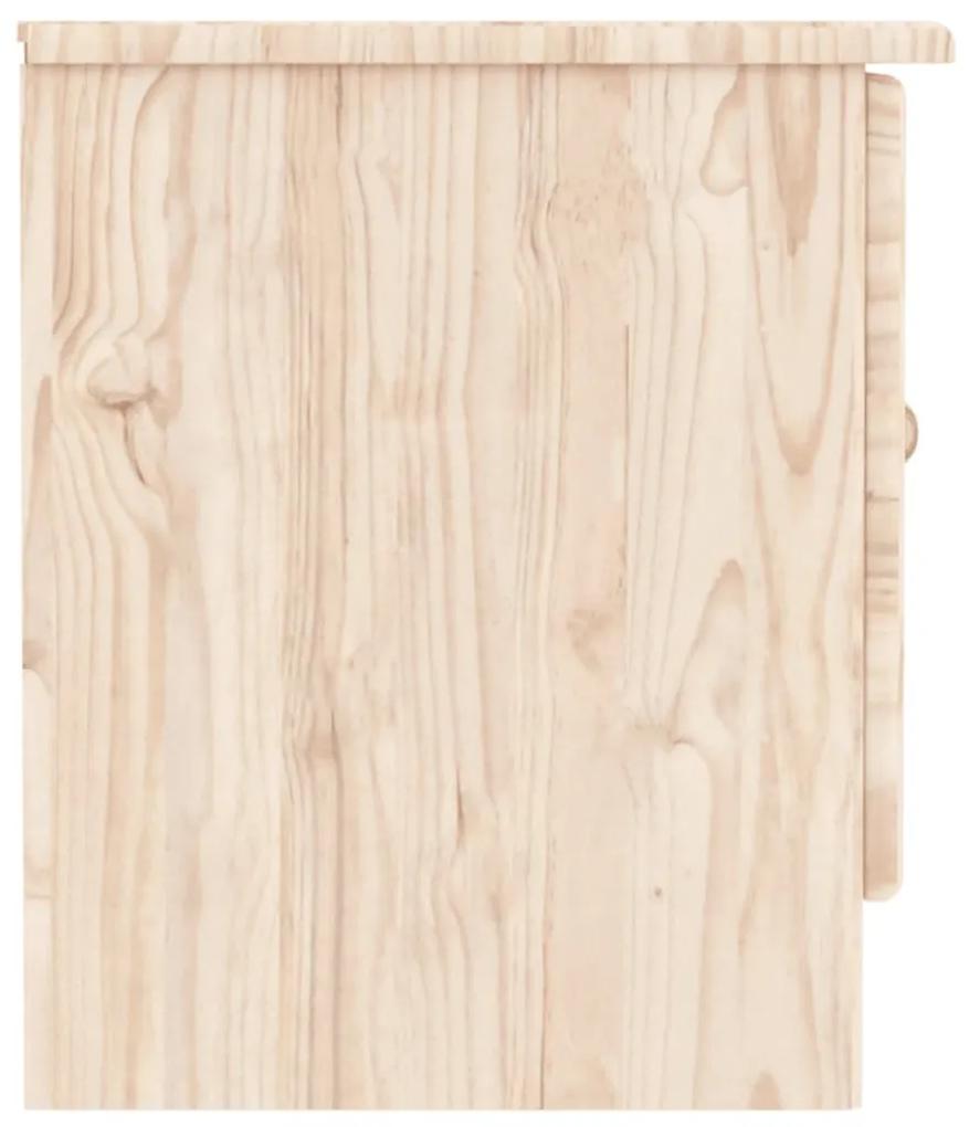 Móvel de TV ALTA 112x35x41 cm madeira de pinho maciça