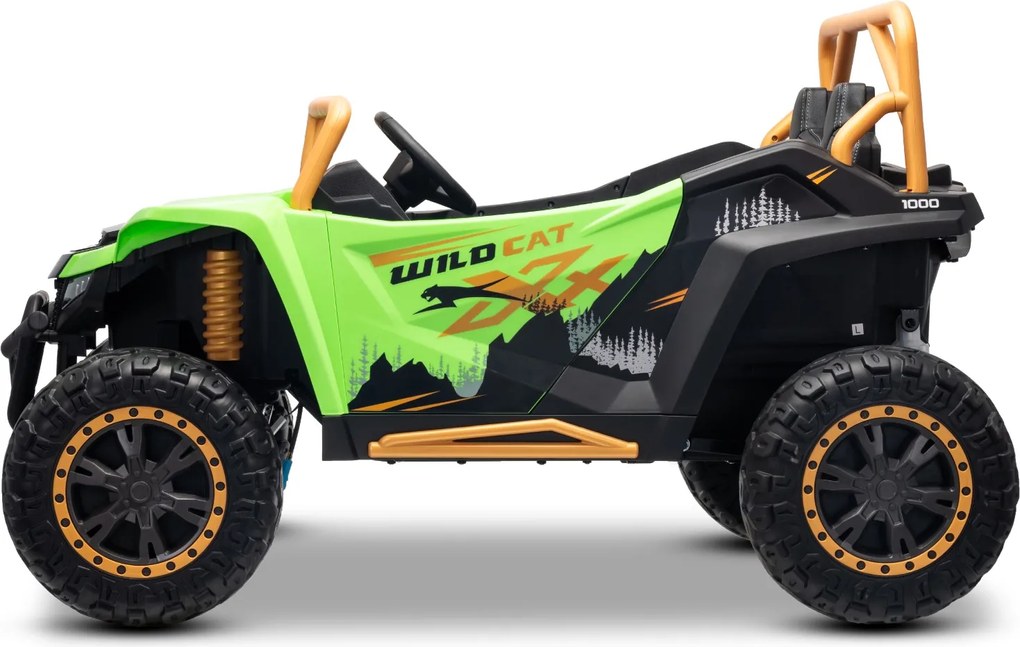 Buggy elétrico para crianças Arctic CAT XXL 4x4 24V,dois lugares, rodas EVA macias, motores potentes, bateria de lítio, suspensão traseira, bancos em