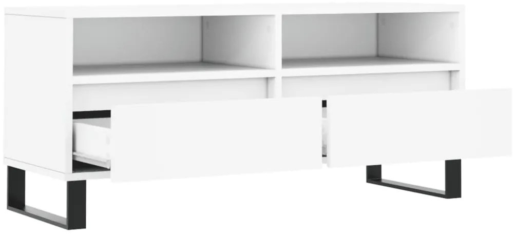 Móvel de TV 100x34,5x44,5 cm derivados de madeira branco