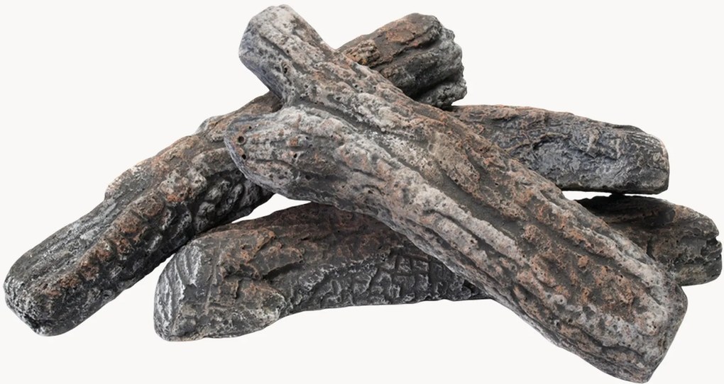 Troncos de lenha decorativos Cosi, conjunto de 4