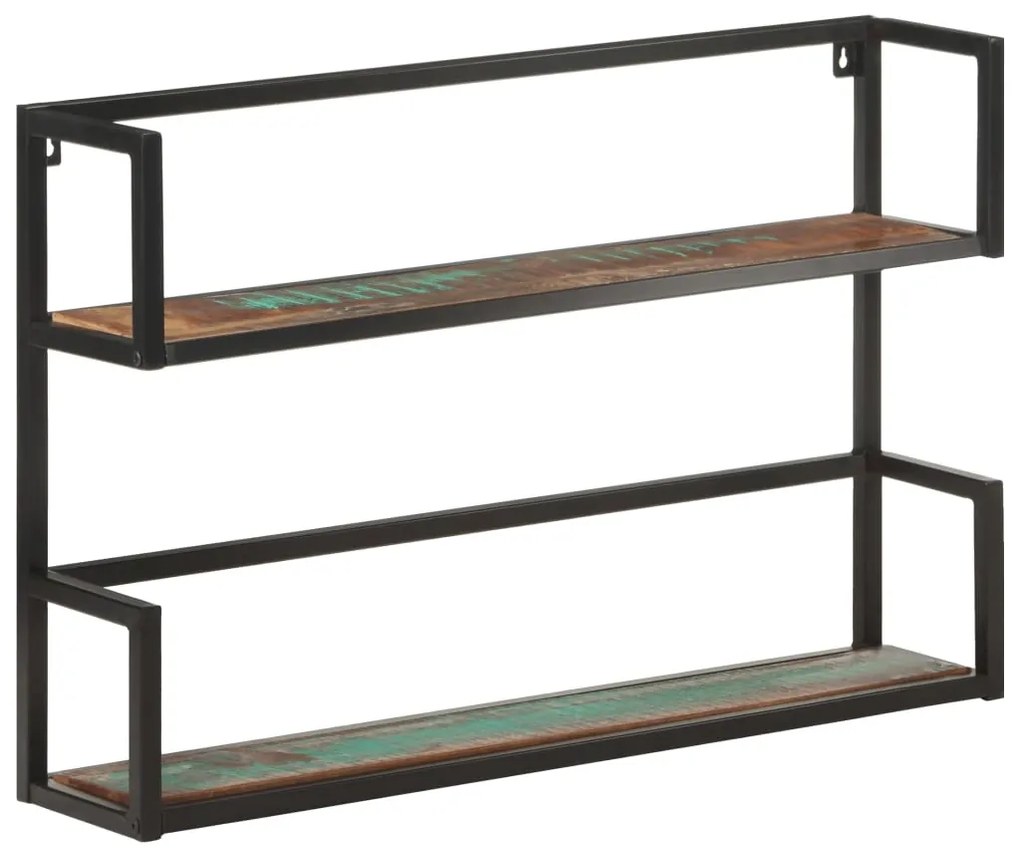 vidaXL Estante de parede 90x20x60 cm madeira recuperada maciça