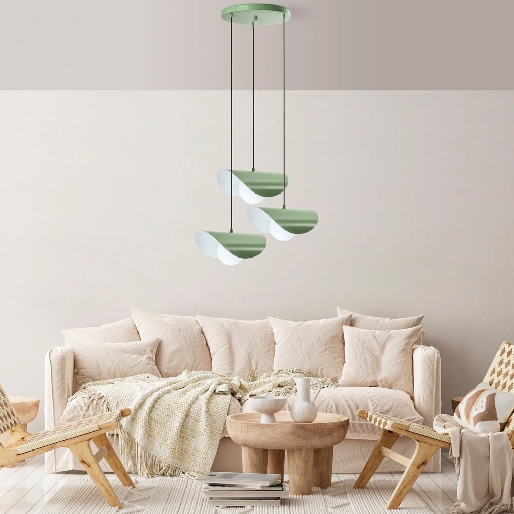 Candeeiro de Teto Vatoz – Menta – Diâmetro 50 cm