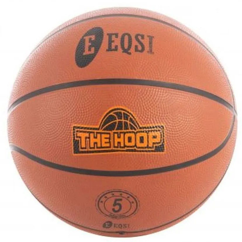 Bola de Basquetebol Eqsi 40005 Castanho 5 Borracha natural