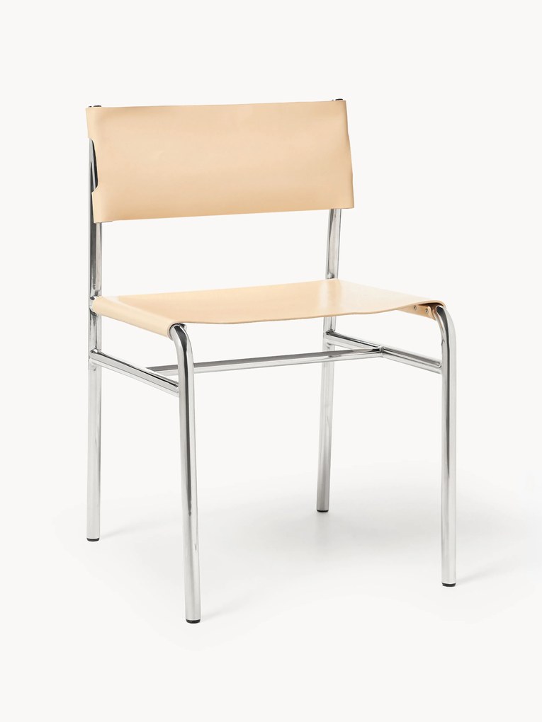 Cadeira de jantar em couro Jordan