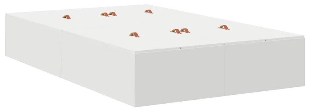 Cama de Armazenamento Branca 120x190 cm