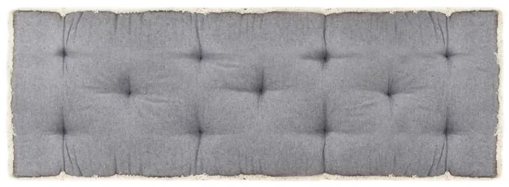vidaXL Almofadão para sofá de paletes 120x40x7 cm antracite