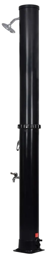 Chuveiro solar de exterior c/ cabeça e torneira 40 L