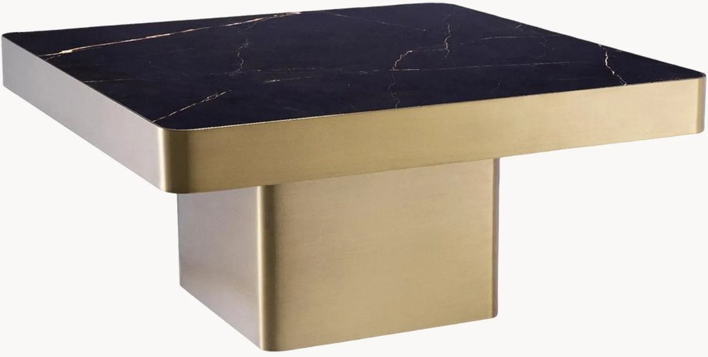 Mesa de centro com tampo de mármore sintético Luxus