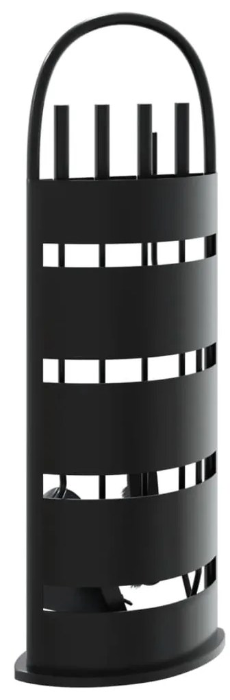 Conjunto de ferramentas para lareira 5 pcs 23x15x66 cm aço