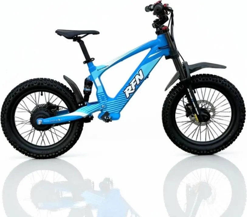 Bicicleta elétrica infantil 500W Roan RXF Evo Racing 18" Azul