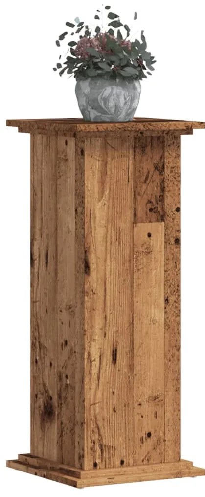Suporte p/ plantas 33x33x80 cm derivados madeira madeira velha