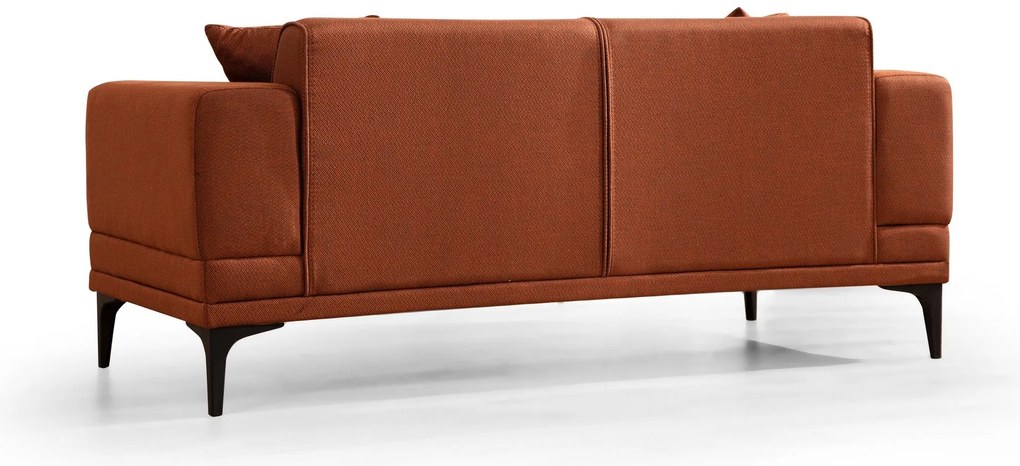 Sofá de 2 Lugares Horizon – Vermelho Telha – 170 cm x 85 cm x 77 cm