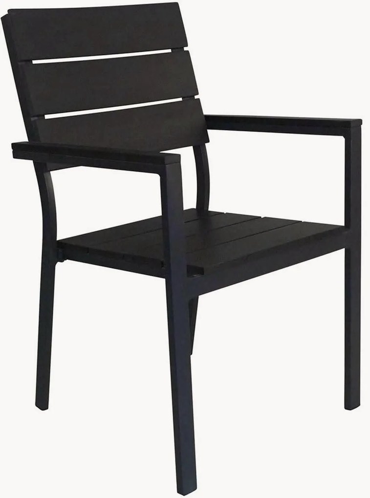 Cadeiras de jardim empilháveis Levels, conjunto de 2