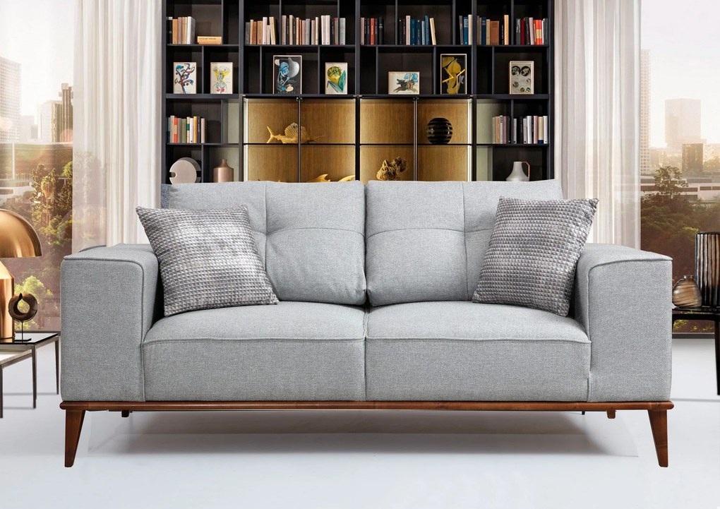 Sofá-Cama de 2 Lugares Montana – Cinzento – 184 x 91 x 85 cm