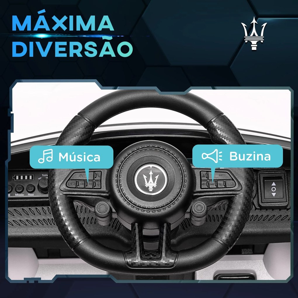 AIYAPLAY Carro Elétrico para Crianças acima de 3 Anos Carro Maserati G