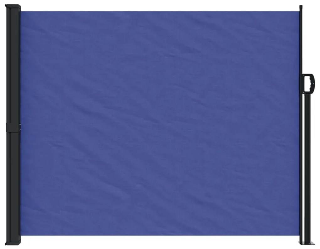 Toldo lateral retrátil 160x600 cm azul