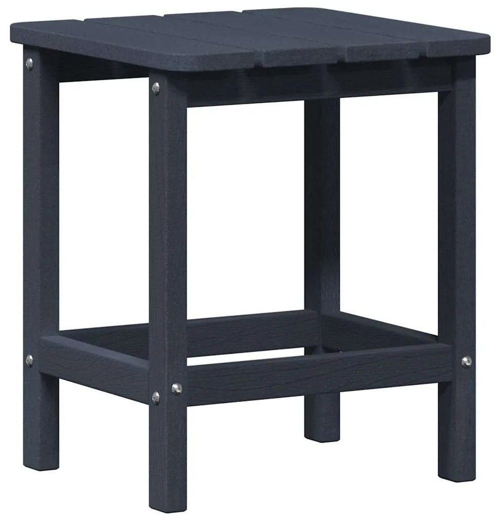 Conjunto de Lounge para Jardim vidaXL 3 Peças Azul-marinho HDPE