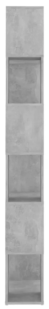 Estante/divisória 60x24x186 cm contraplacado cinzento-cimento
