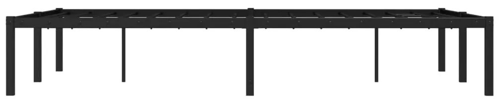 Estrutura de cama 120x190 cm metal preto