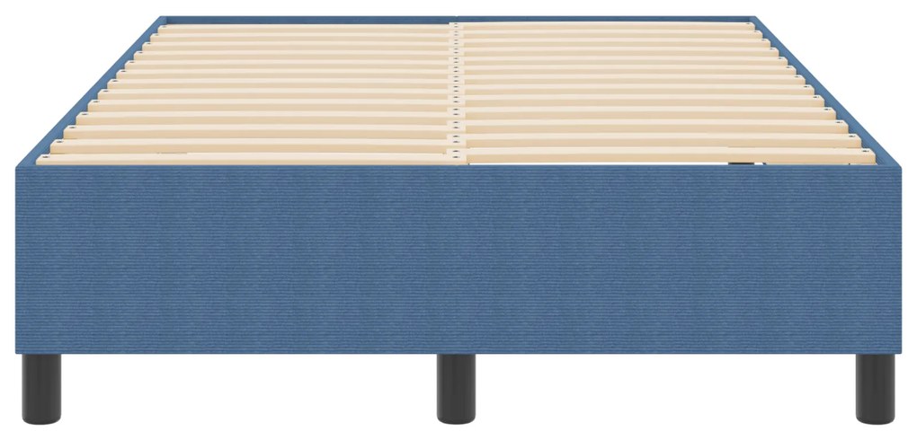 Cama Box vidaXL Azul 120x200 cm Tecido Corduroy