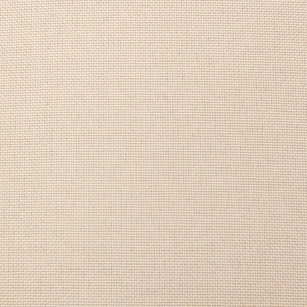 Sofá-cama 2 lugares com duas almofadas tecido cor creme