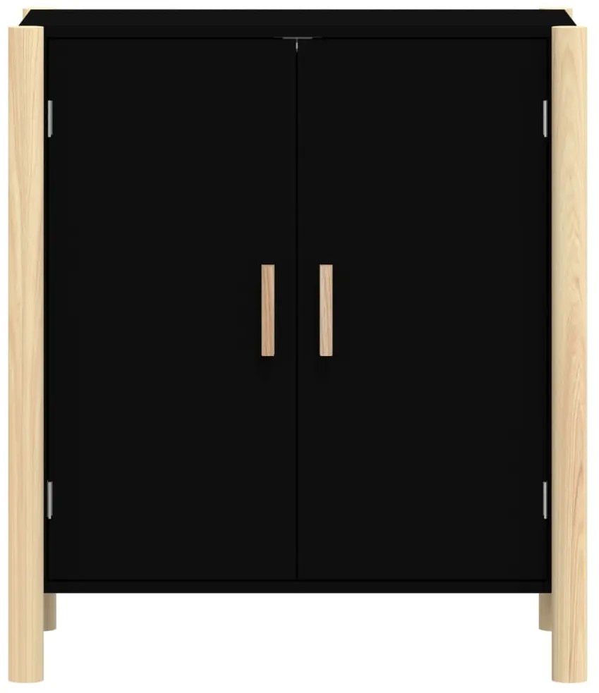 Aparador 62x38x70 cm derivados de madeira preto