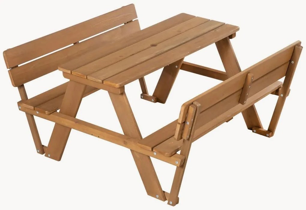 Mesa de piquenique para crianças de jardim em madeira Tonny