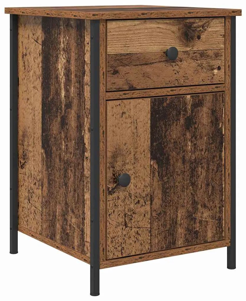 Mesa de Cabeceira Madeira Velha 40x42x60 cm Madeira Engenharia