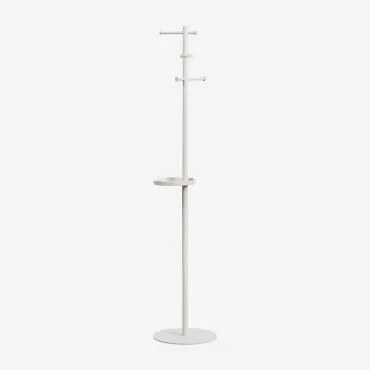 Cabide De Pé Em Ferro Tharelia Tapioca Bege - Sklum