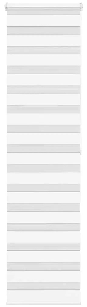 vidaXL Cortina de zebra 65x200 cm largura do tecido 60,9 cm poliéster
