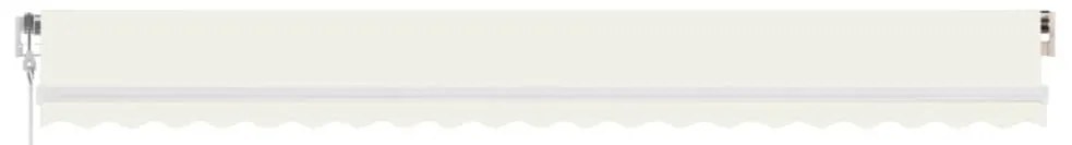 Toldo retrátil automático 500x350 cm cor creme