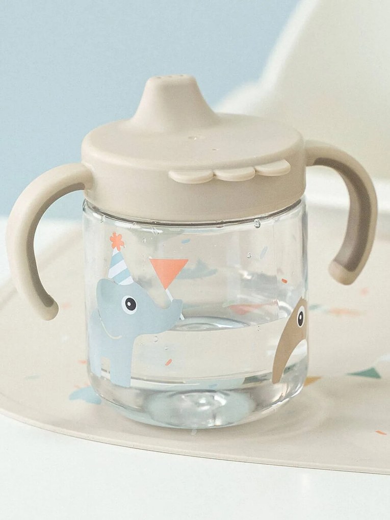 Chávena com bico e 2 asas Done By Deer bege-areia