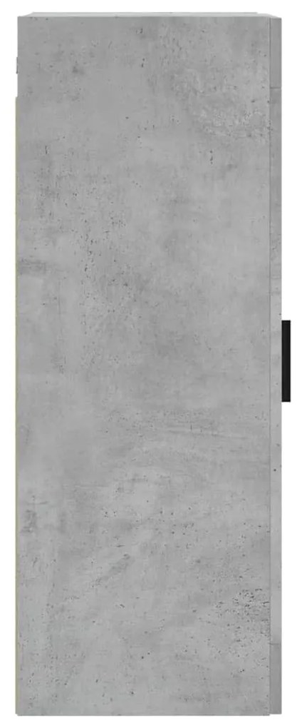 Armário de parede 34,5x34x90 cm cinzento cimento