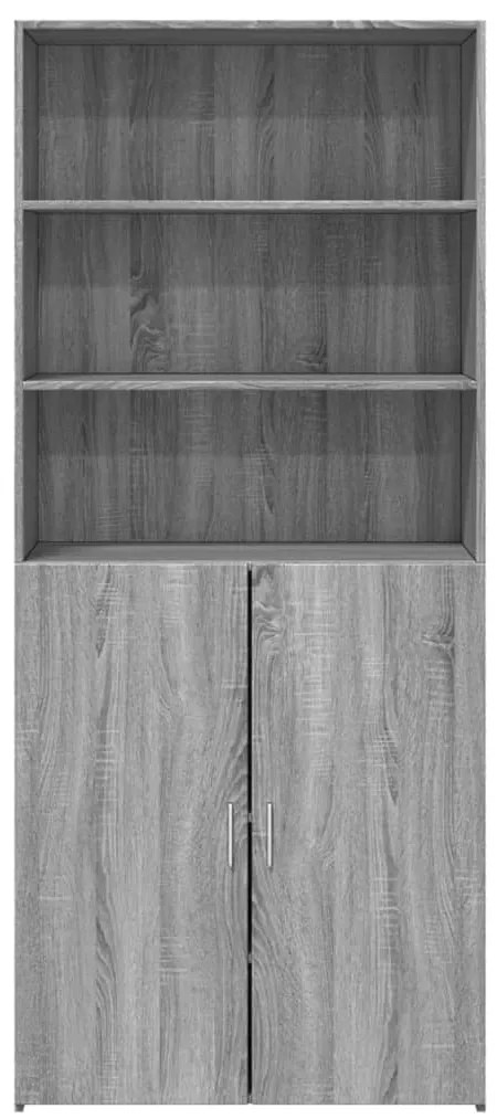 Armário alto 80x42,5x185 cm deriv. de madeira sonoma cinza