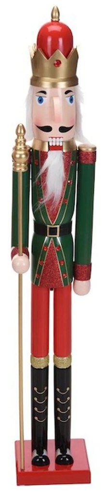 Soldado Quebra Nozes Vermelho e Verde 106CM