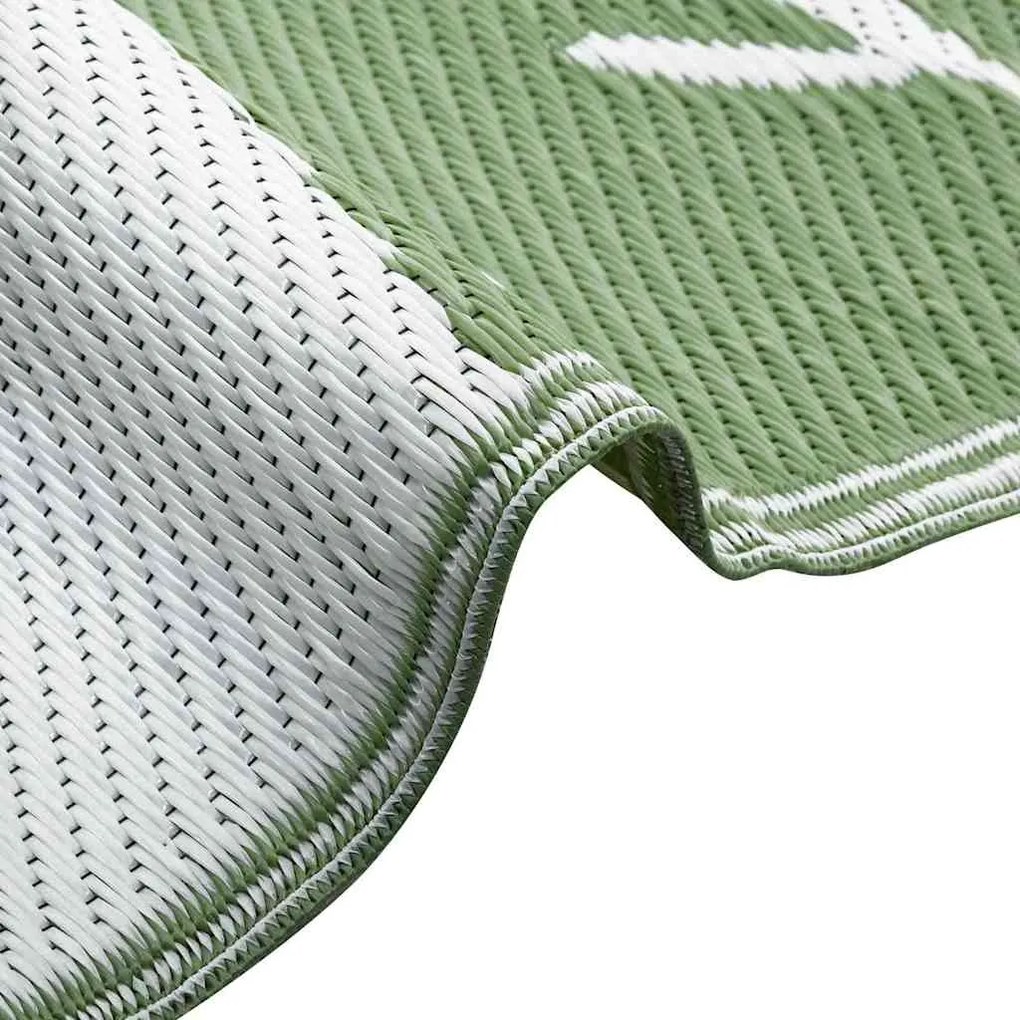 cobertor de exterior ARAKIL Verde e Branco Poliéster Grande