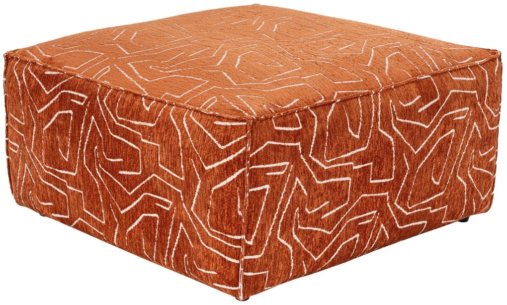 Pouffe Lora – Laranja – 85x85x40 cm