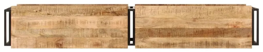 Móvel de TV 180x30x40 cm madeira de mangueira maciça