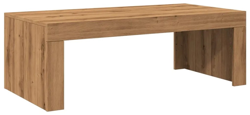 Mesa de centro 102x50x35 cm deriv. madeira carvalho artisiano