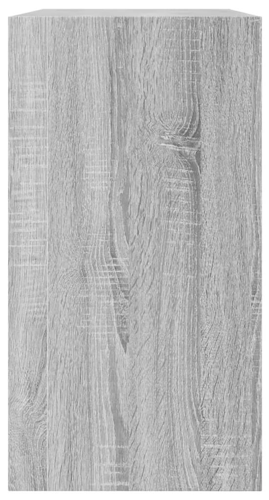 Sapateira 80x34x63 cm derivados de madeira cinzento sonoma