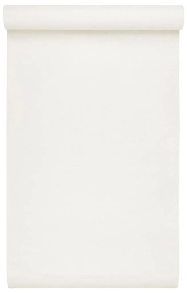 Papel parede 3D 10x0,53 m tecido não-tecido creme sólido
